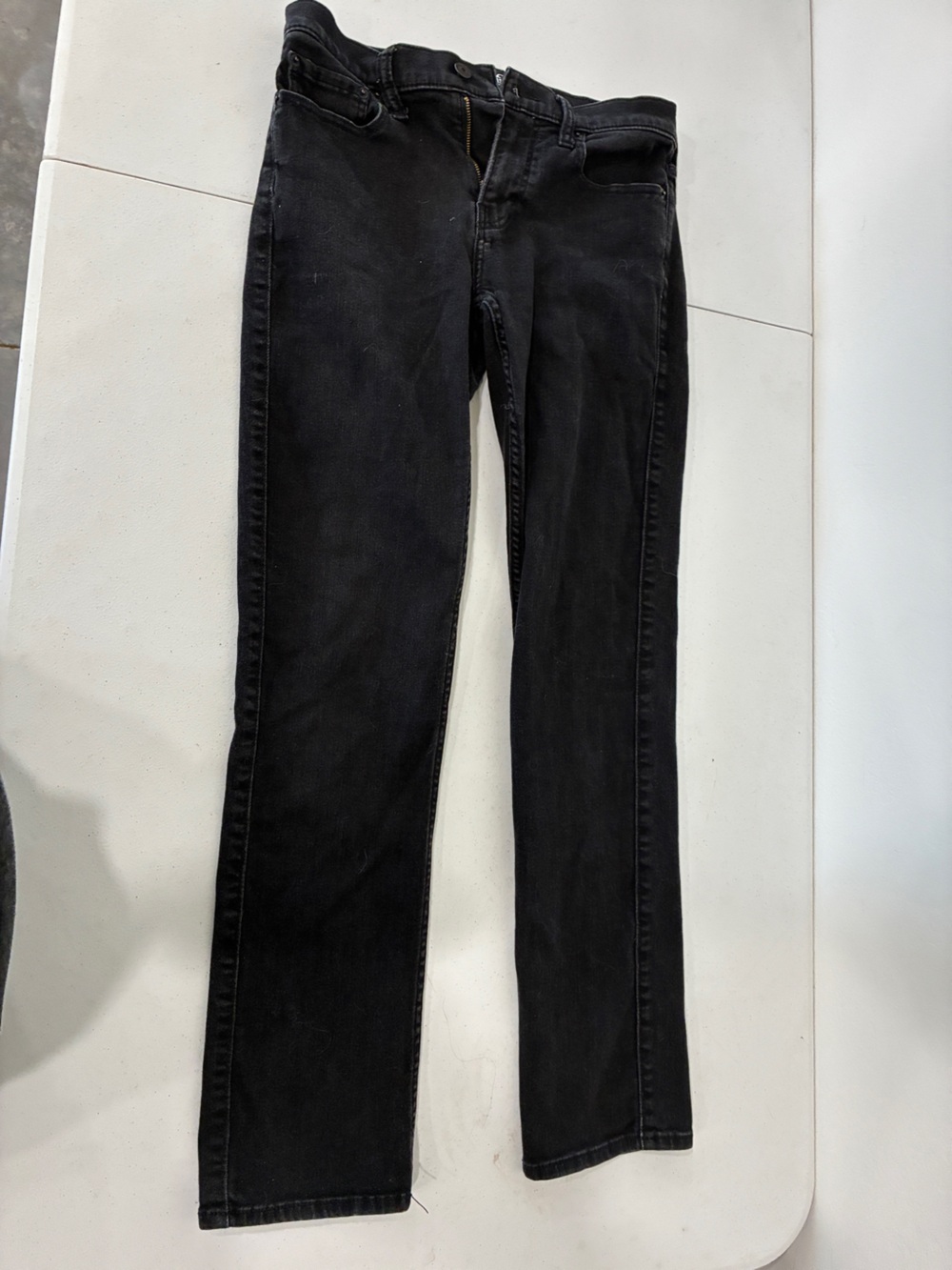 Hollister Black Slim Straight Advanced Stretch Jeans Men 29x32 Denim Pants